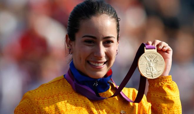 La colombiana ganó el oro en el Mundial de BMX de Rotterdam.