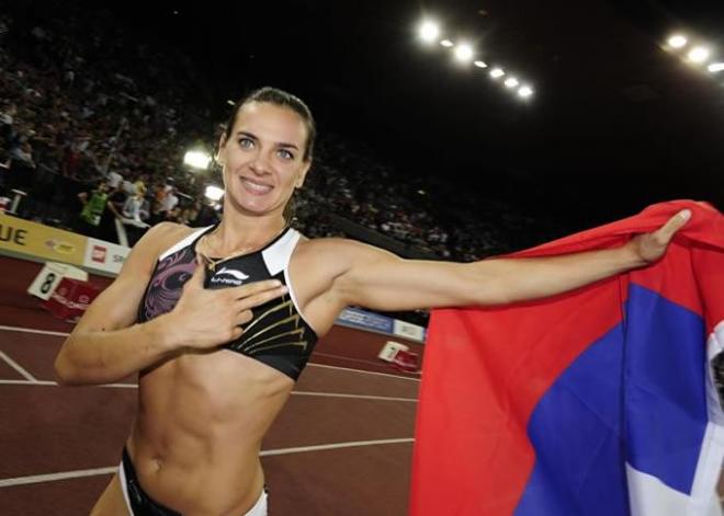 Isinbayeva, atleta rusa.