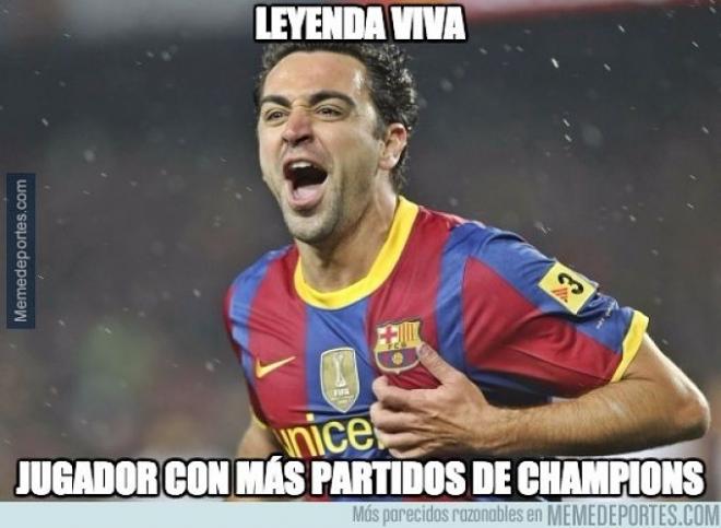 Xavi, jugador de leyenda.