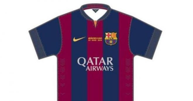 Así será la camiseta del Barcelona ante el Deportivo.