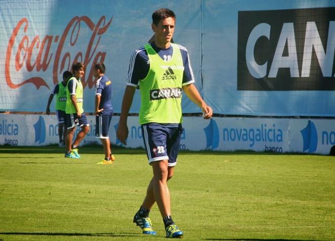 David Costas en una sesión de entrenamiento.