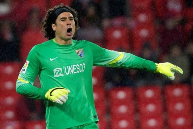 Guillermo Ochoa, portero del Málaga.