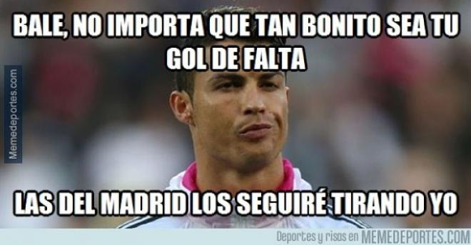 Cristiano Ronaldo, 'picado' con Bale.