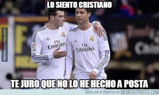 Bale y Cristiano, protagonistas de los 'memes'.