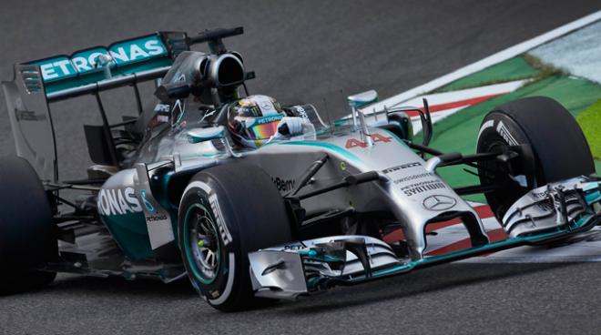 Hamilton, el más rápido en Suzuka