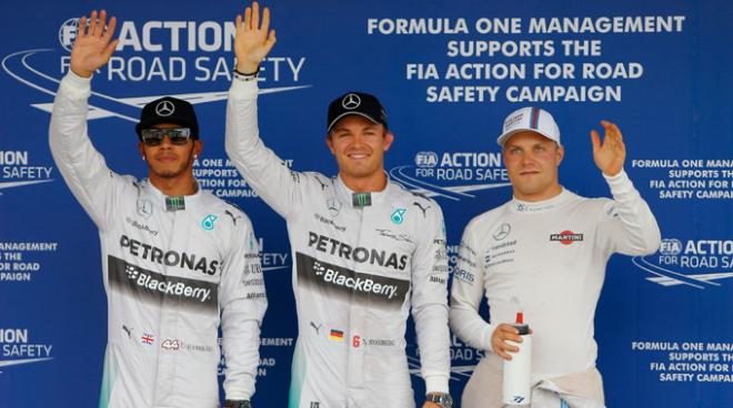 Rosberg, tras la clasificación