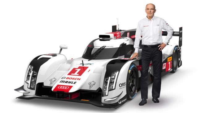 Wolfgang Ullrich, con el Audi de Le Mans