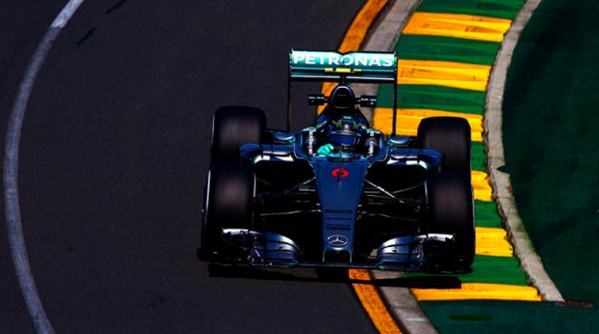 Rosberg, en los libres de Australia