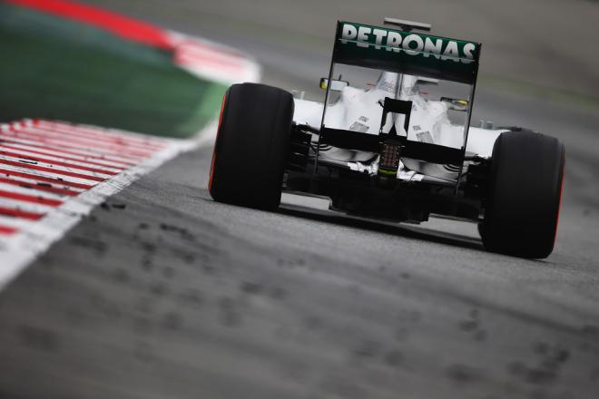 Rosberg, en los test de 2014