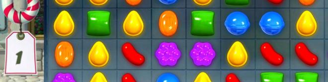 Movimiento del juego Candy Crush