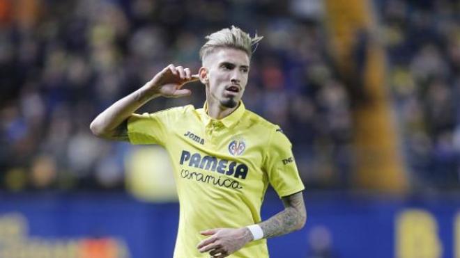 Castillejo festeja su golazo.