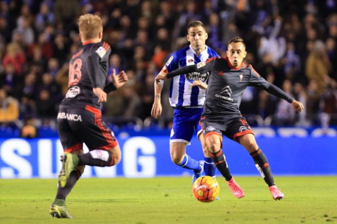 Imagen del partido de ida en Riazor