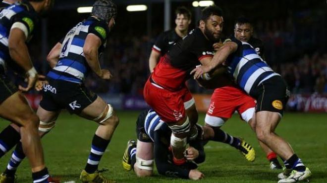 Imagen de un partido de la Avivapremiership.