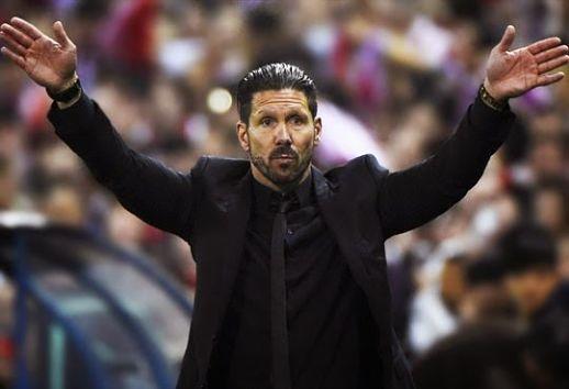 Simeone, entrenador del Atlético de Madrid.