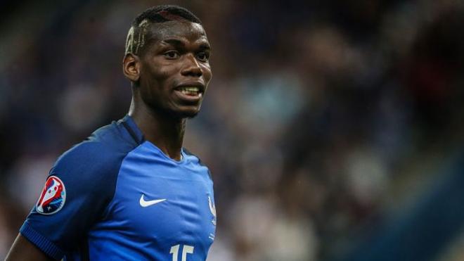 Pogba, en un partido con Francia.