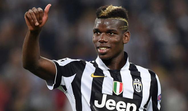 Pogba durante uno de sus partidos con la Juve.