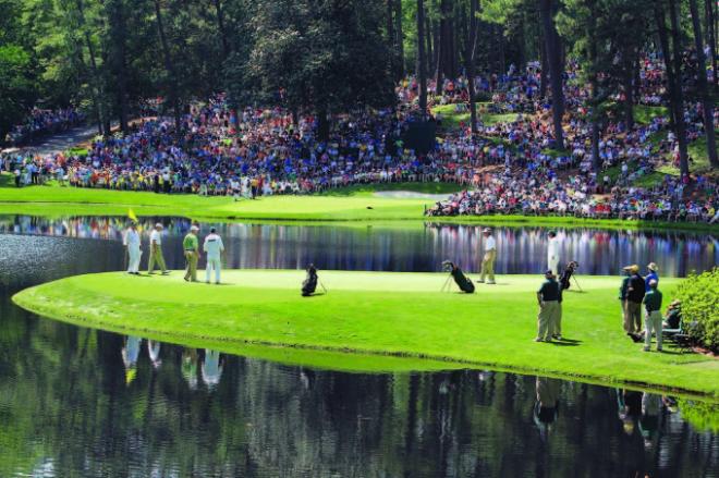 Imagen del hoyo 16 del 'Augusta National'.