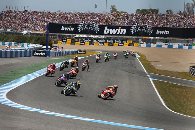 El circuito de Jerez durante una carrera