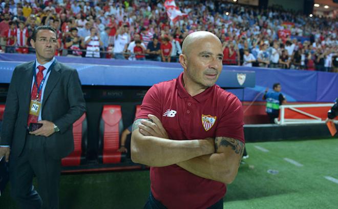 Sampaoli, entrenador del Sevilla.