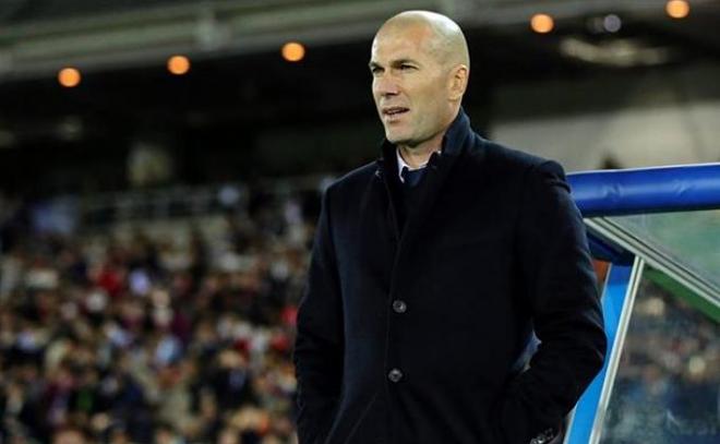 Zidane, entrenador del Real Madrid.