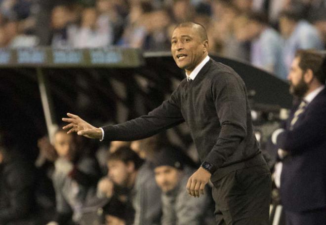 Marcelo Romero, durante el Celta-Málaga.