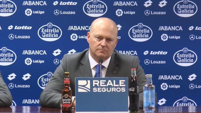 Pepe Mel durante la rueda de prensa posterior al partido.