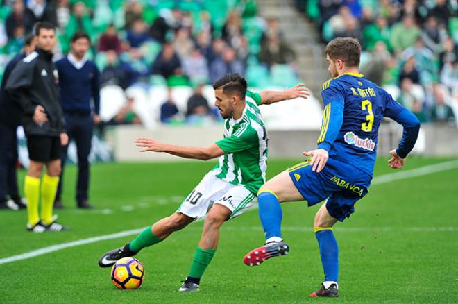 Dani Ceballos, en un lance del partido frente al Celta.