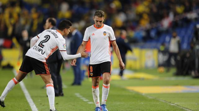 Munir, desolado, tras su expulsión frente a Las Palmas.