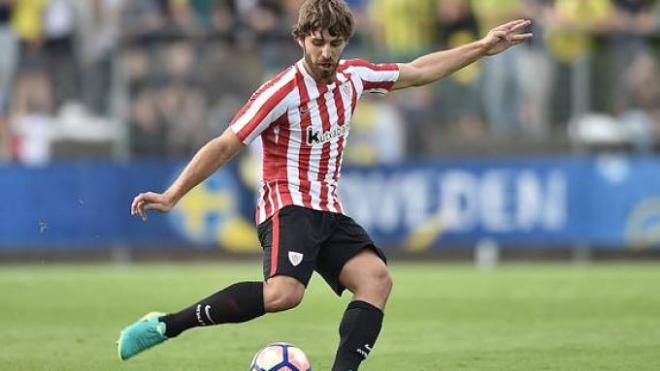 Yeray, en un partido con el Athletic.