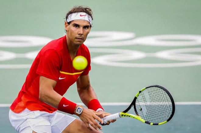 Nadal, durante su participación en Río.