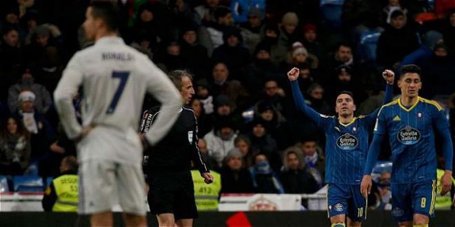 Iago Aspas y Cristiano Ronaldo, la cara y la cruz del partido.