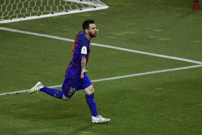 Messi volvió a brillar en una final.