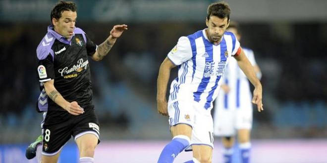 Imagen del Real Sociedad-Valladolid de la Copa.