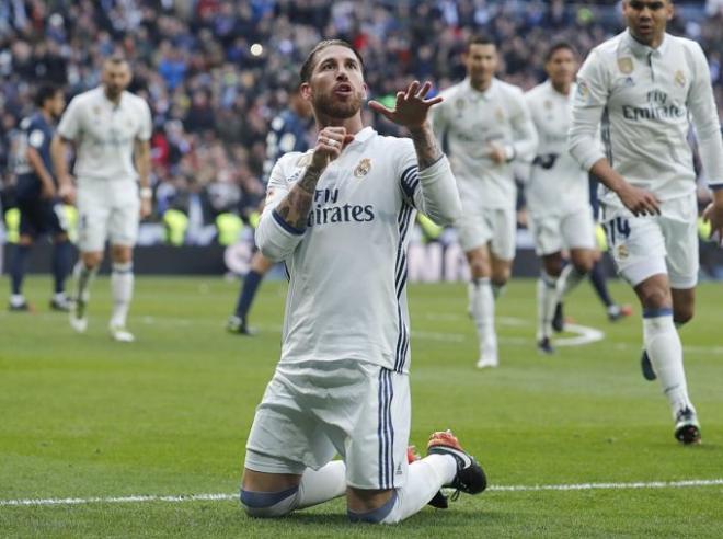 Doblete de Sergio Ramos para la victoria merengue.