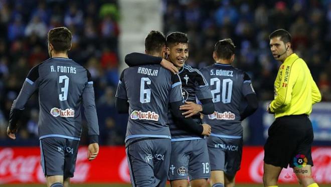 Debut y gol de Álvaro Lemos con el Celta.