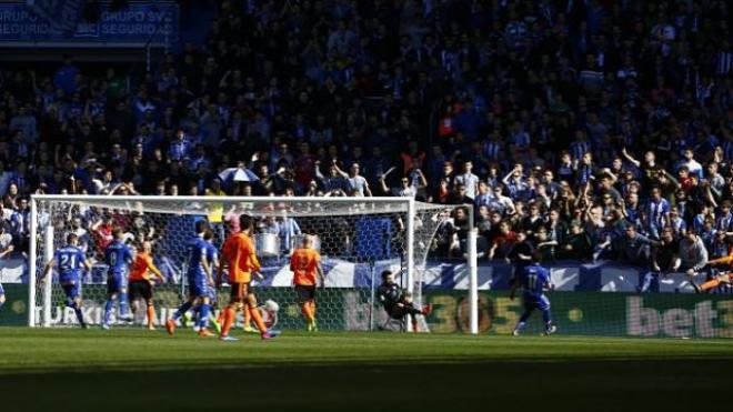 Soler y Pacheco, en el momento del remate.