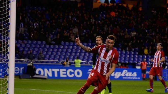 Oblak y Giménez, tras el fallo.