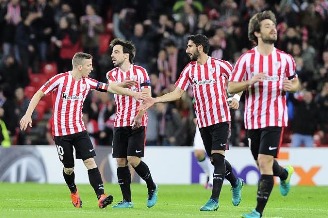 Los goles fueron anotados por Raúl García, Aduriz y Lekue.