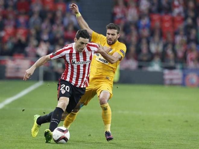 Aduriz marcó el segundo tanto de los vascos.