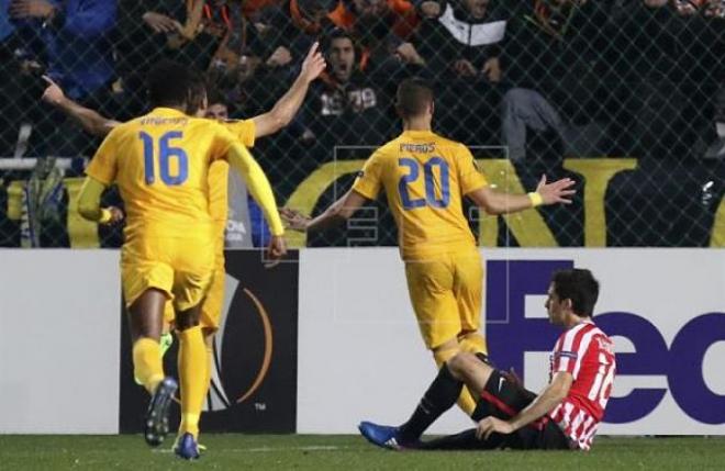 El Athletic terminó derribado por los chipriotas.