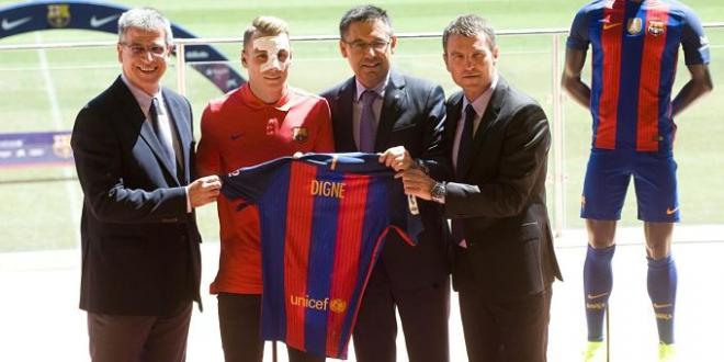 Digne, con la cúpula del Barça.