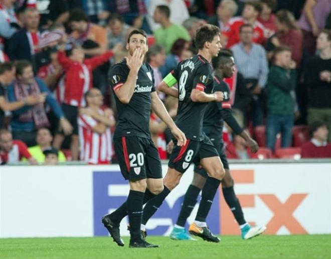 El gol de Aduriz dio los tres puntos al Athletic.