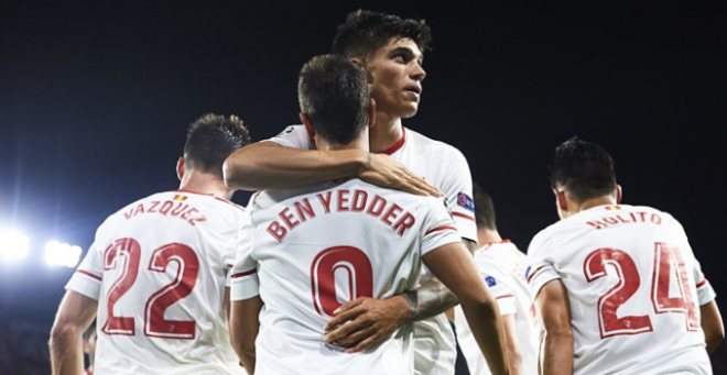 Correa fabricó el primer gol de Ben Yedder.