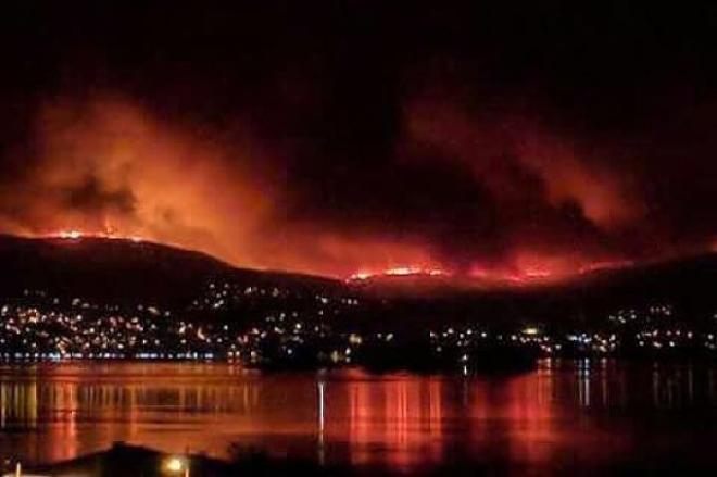 Imagen de Vigo, afectada por los incendios.