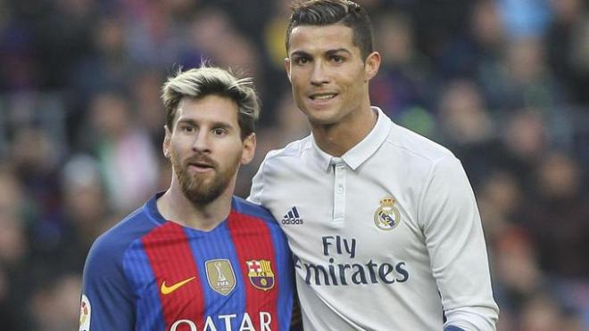 Messi y Cristiano, durante un Clásico.