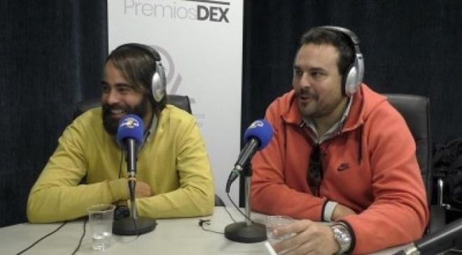 Leandro Sancho y Raúl Torres, durante la entrevista en ElDesmarque Radio.