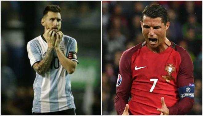 Messi y Ronaldo se la juegan con sus selecciones.