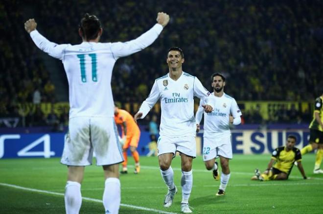 Bale y Cristiano se repartieron los goles del conjunto blanco.
