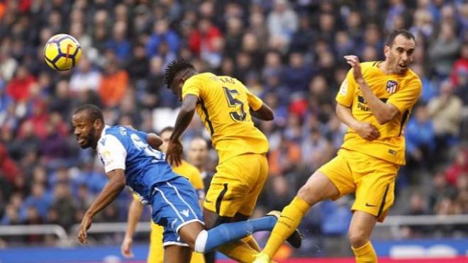 Thomas, en una acción del partido.