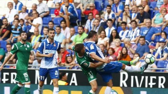 Jugada del Leganés-Espanyol.